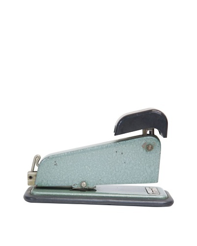 Vintage Stapler, Metallic Blue