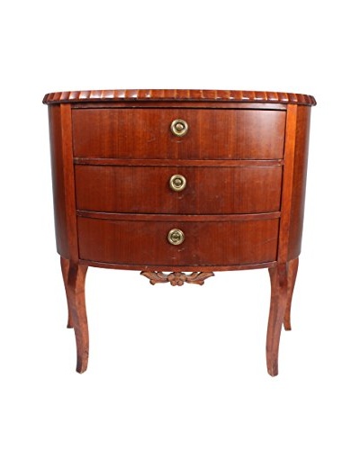 Mahogany Side Table, Brown