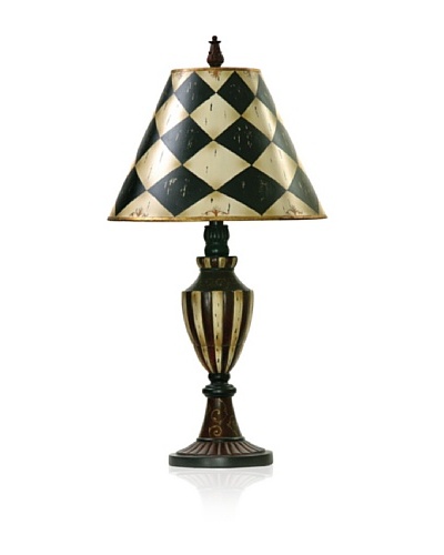 Dimond Lighting Harlequin and Stripe Urn Table Lamp