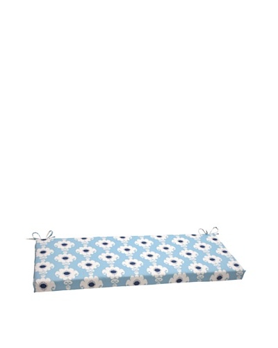 Waverly Sun-n-Shade Rise and Shine Pool Bench Cushion [Navy/Aqua/Cream]