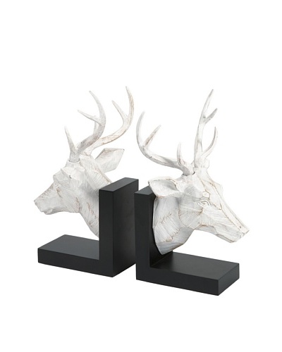 Set of 2 Joseph Deer Head Bookends