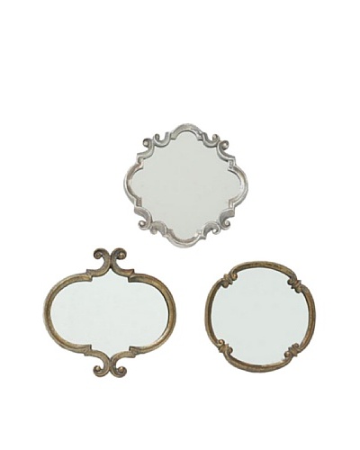 Set of 3 Meadow Mirrors, Assorted