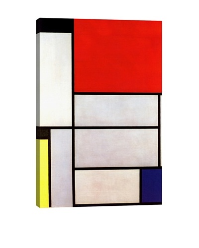 Piet Mondrian's Tableau I (1921) Giclée Canvas Print