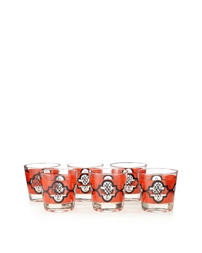 Vintage Set of 6 Glassware Set, c. 1950's