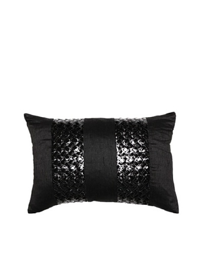 Rock Chic Bands Pillow, Black, 14 x 21