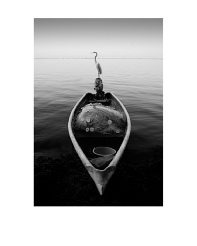 Moises Levy “Canoe and a Heron”