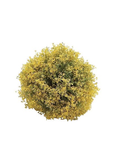 Faux Yellow Flower 8″ Filler Ball