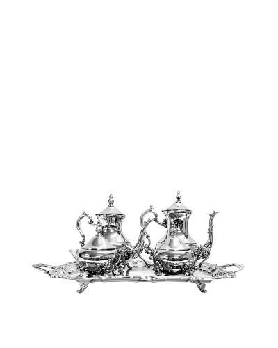 Vintage 5-Piece Coffee & Tea Service with Tray, c.1940s