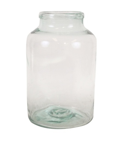 19th-C. Antique French Preserves Jar, Clear