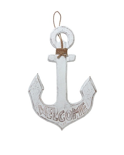 Welcome Anchor, White