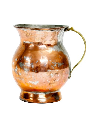 Vintage Copper Round Pitcher, c. 1900s