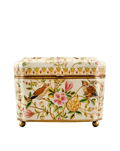 Evelyn Birds and Floral Hinged BoxAs You See