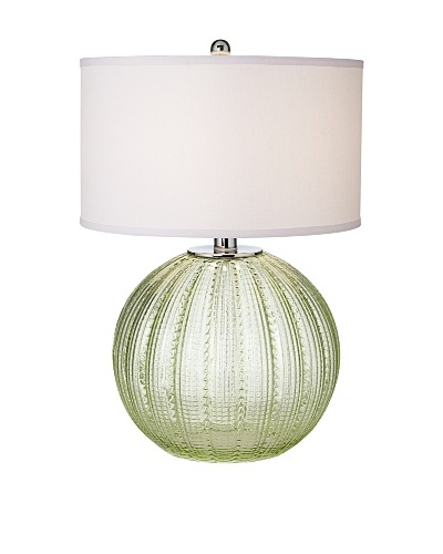 Sea Glass Sea Urchin Table Lamp