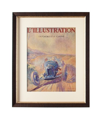 Original French L'Illustration Magazine Cover by Geo Ham, 1928