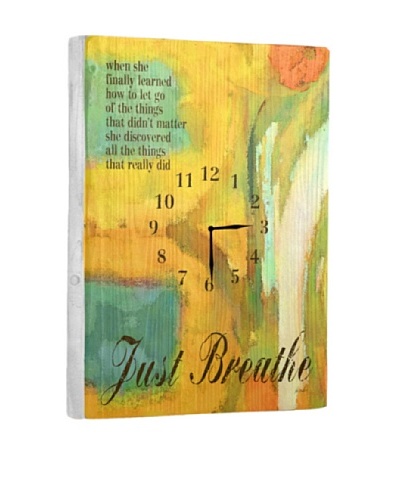 Just Breath Reclaimed Wood Clock