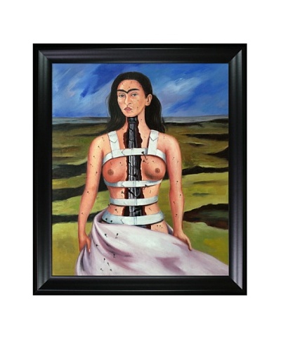 Frida Kahlo's The Broken Column Framed Reproduction Oil Painting