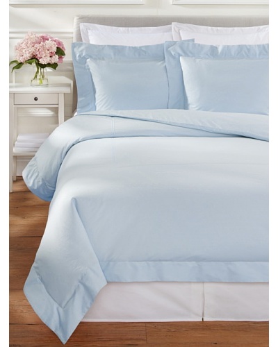 500 TC Percale Duvet Set, Sky, King