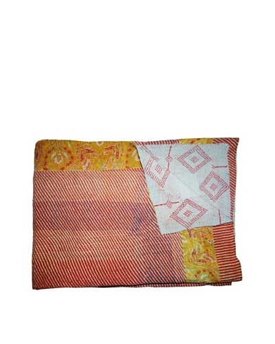 Vintage Kantha Throw, Multi, 60 x 75As You See