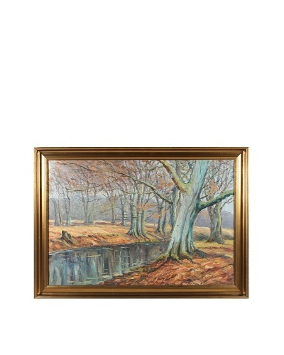 Autumn Stream Framed Artwork