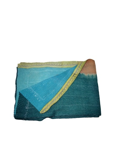 Vintage Aakaanksha Kantha Throw, Multi, 60 x 90