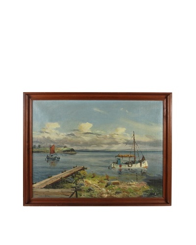 Fishing Boats Framed Artwork