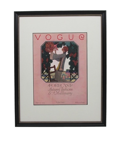 Original Vogue Cover from 1922 by Leslie Saalburg