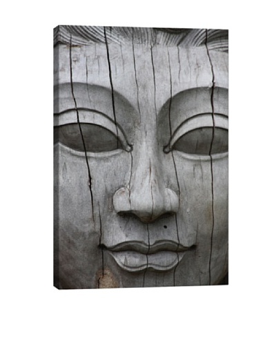 Buddha's Face Photographic Giclée Canvas Print