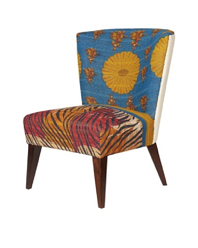 Kantha Arm Chair, Blue MultiAs You See