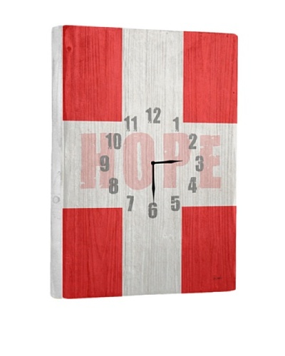 Hope Reclaimed Wood Clock