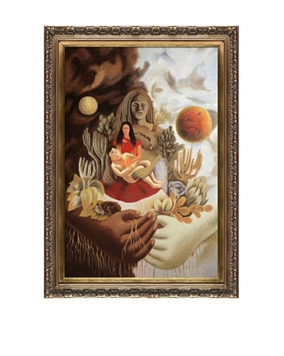 Frida Kahlo's The Love Embrace of the Universe, the Earth, Myself, Diego and Senor Xolotl Framed R...