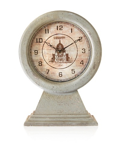 Distressed Wooden Clock