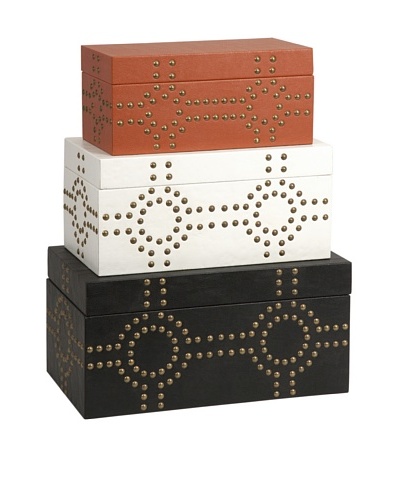 Set of 3 Jordan Studded Boxes