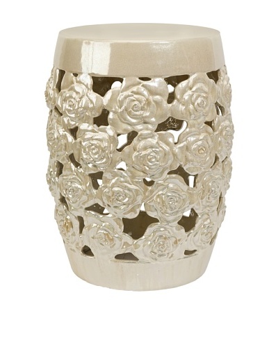 Paige Cutwork Garden Stool