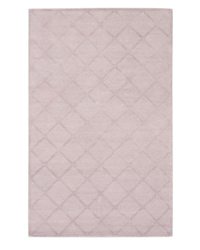 Handmade Amelia Rug, Light Pink, 4' 11 x 7' 9