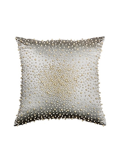 Cosmos Pearl Pillow, Silver/White, 18 x 18As You See