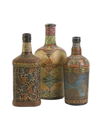 Set of 3 Circus Bottles