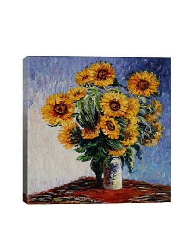 Claude Monet's Sunflowers Giclée Canvas Print
