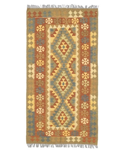 Hereke Kilim Transitional Kilim, Light Gold, 3' 5 x 6' 7