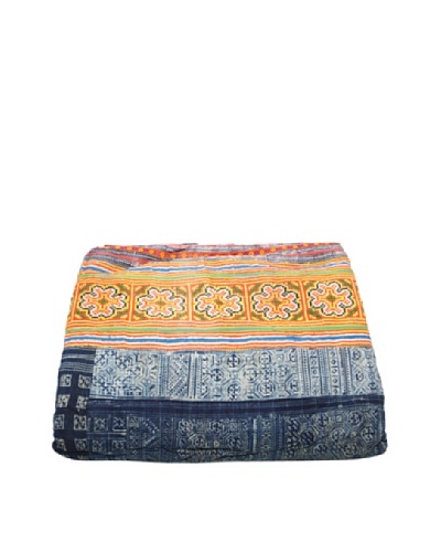 Vintage Hmong Blanket, Multi, Full/QueenAs You See