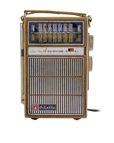 Vintage Panasonic Radio, Tan