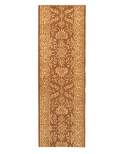 Lotus Garden Traditional Rug, Brown, 2' 8 x 8' Runner