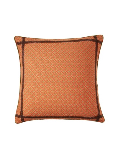 Poetry Euro Sham, Burnt Orange Sham