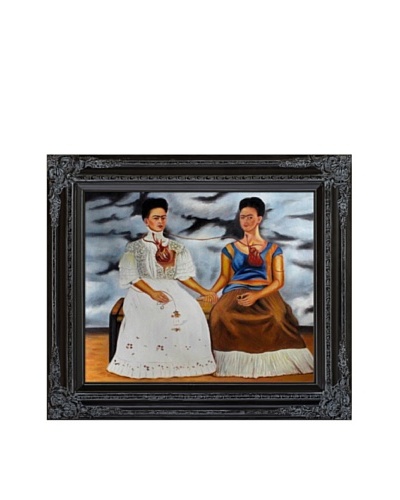 Frida Kahlo's The Two Fridas Framed Reproduction Oil Painting