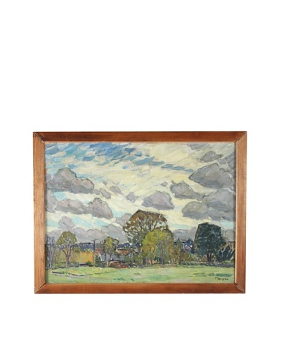 T. Lowgren Framed Danish Landscape