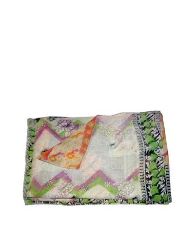 Vintage Kantha Throw Gowri, Multi, 60 x 90