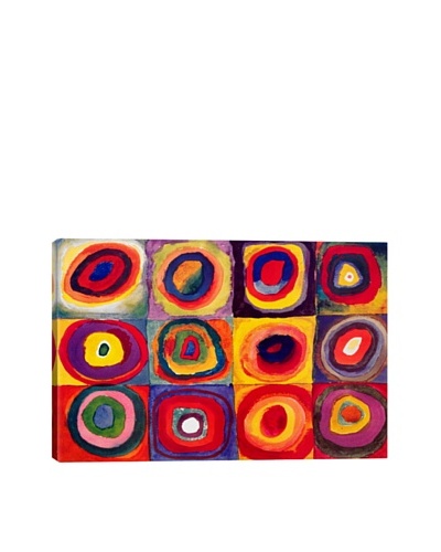 Wassily Kandinsky's Squares with Concentric Circles Giclée Canvas Print