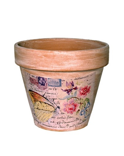 Butterfly Label Pot [Terra Cotta]