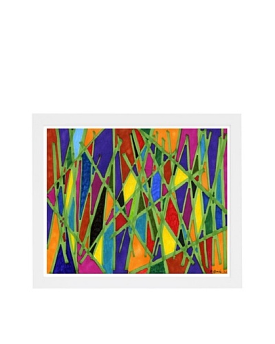 Manuel Roman Bamboo Jungle Framed Art, Multi