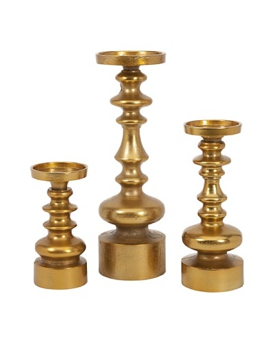 Set of 3 Karenza Candleholders