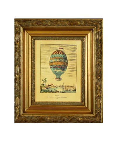 Framed Reproduction French Balloon Print